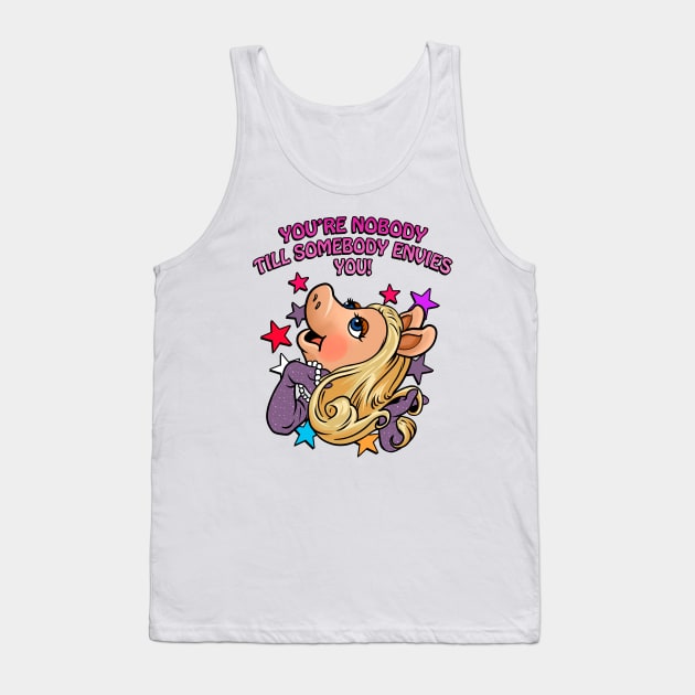 Miss Piggy Tank Top by OniSide